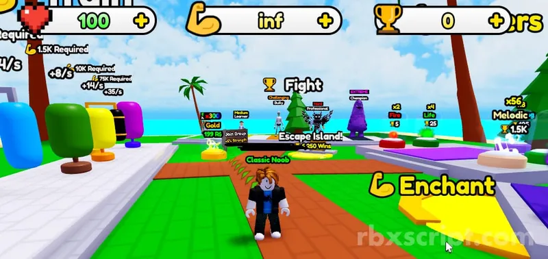 Knockout Simulator: Infinite Strength - Knockout Simulator script preview