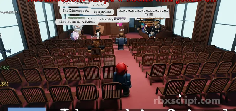 Courtroom Shenanigans: Server Locker - Courtroom Shenanigans script preview