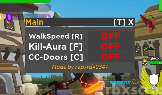 Rumble Quest [WalkSpeed, Kill-Aura] - Rumble Quest [WalkSpeed, Kill-Aura] script preview