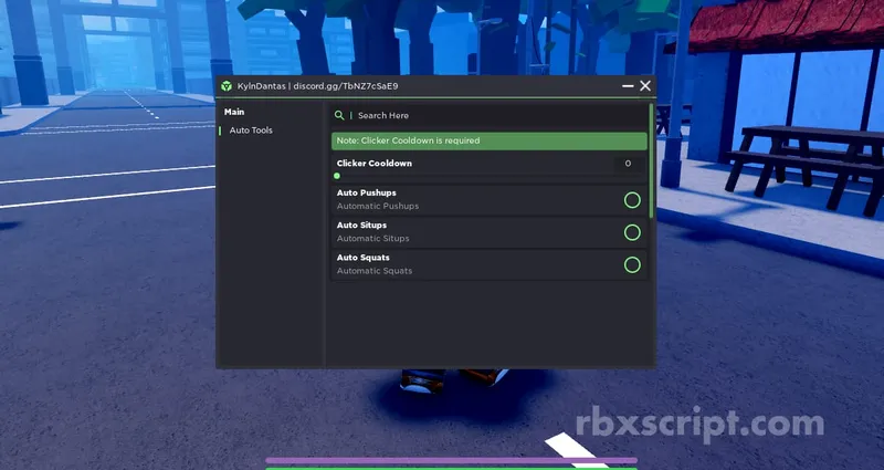 Kengun Online: Auto Pushup, Auto Squat, Auto Situp - Kengun Online script preview