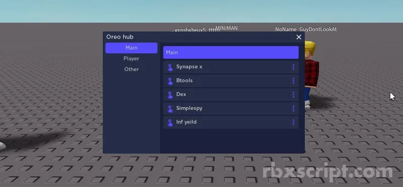 Universal: BTools, Invisible, Inf Yield - Universal script preview