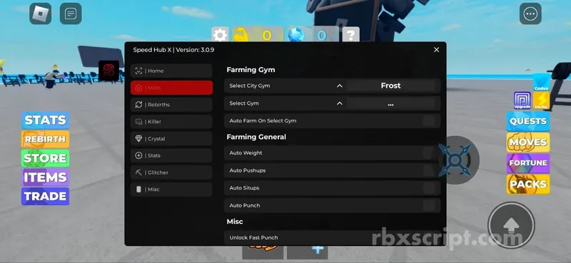Muscle Legends: Auto FArm, Auto Win, Auto Click - Muscle Legends script preview