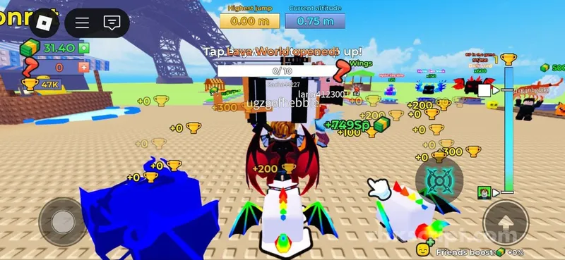 Jump with Brainrot: Inf Money - Jump with Brainrot script preview