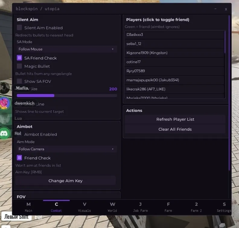 Aimbot Enabled,Silent Aim, Enabled, Magic Bullet - Universal script preview