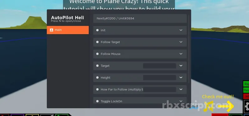 Plane Crazy: Auto Pilot - Plane Crazy script preview