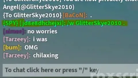 Universal FE Private Message Spy - Universal script preview