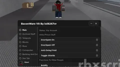 Redwood Prison: Teleports, Door Spam, Anti Delay - Redwood Prison script preview