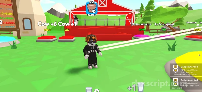Milk Tycoon: Auto Farm, Auto Player - Milk Tycoon script preview