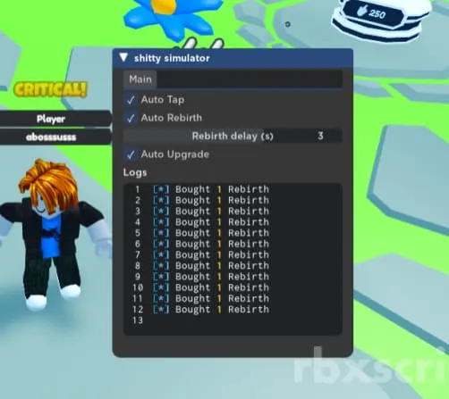 Tapping Legends X [Auto Tap, Auto Upgrade, Auto Rebirth] - Tapping Legends X [Auto Tap, Auto Upgrade, Auto Rebirth] script preview