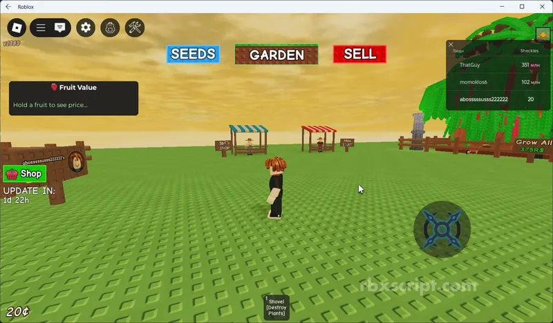 Grow a Garden:  STELLARHUB FRUIT - Grow a Garden script preview