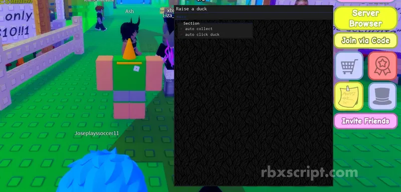 raise a ducky: Auto Collect, Auto Click Duck - raise a ducky script preview